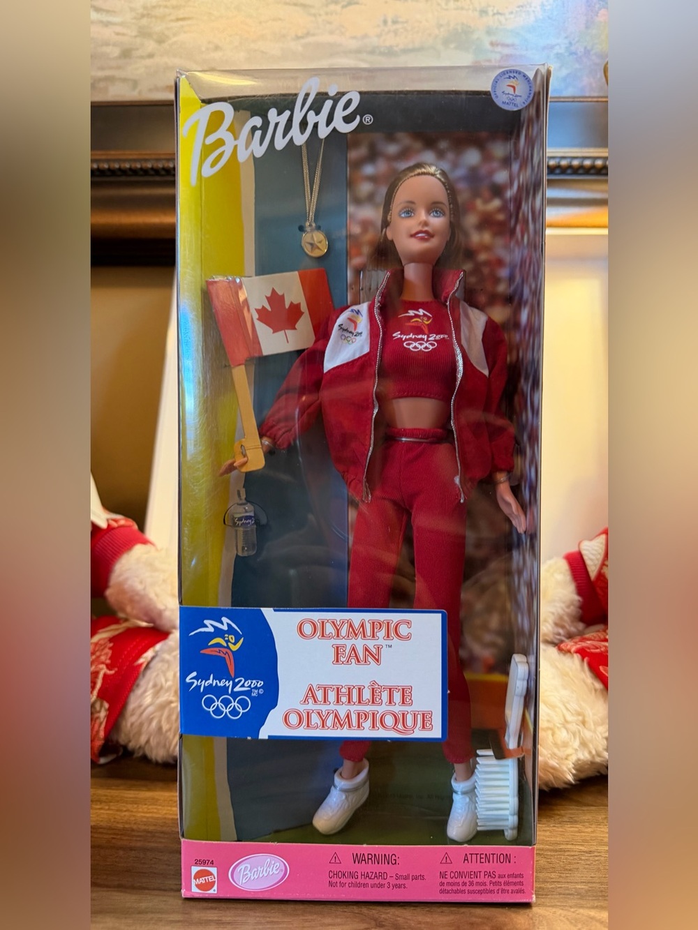 Sydney 2000 Olympic ' Canada' Fan Barbie Doll